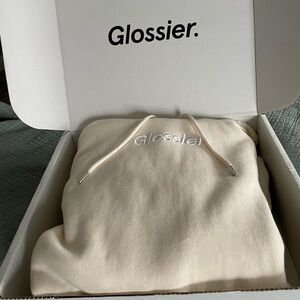 Limited Edition embroidered cream hoodie. Brand new!